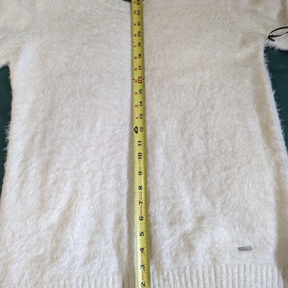NWT Cream Carreli Jeans Eyelash Long Sweater Size: L - Picture 4 of 13